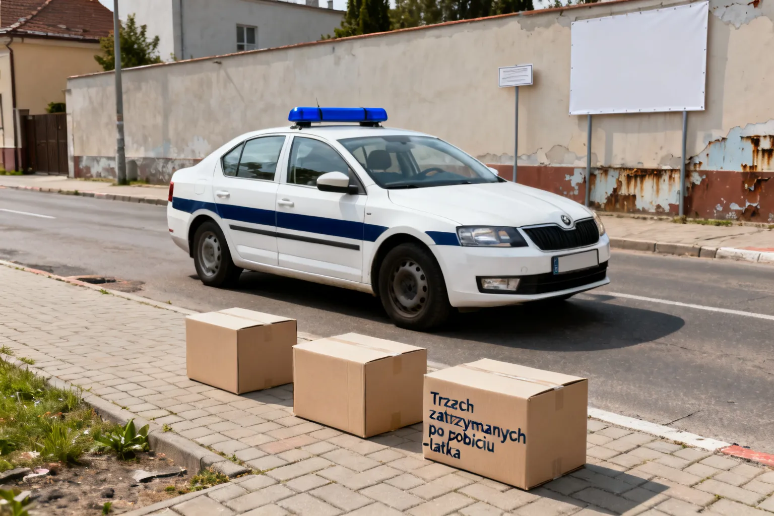 Trzech zatrzymanych po pobiciu 45-latka w Brzeźnie