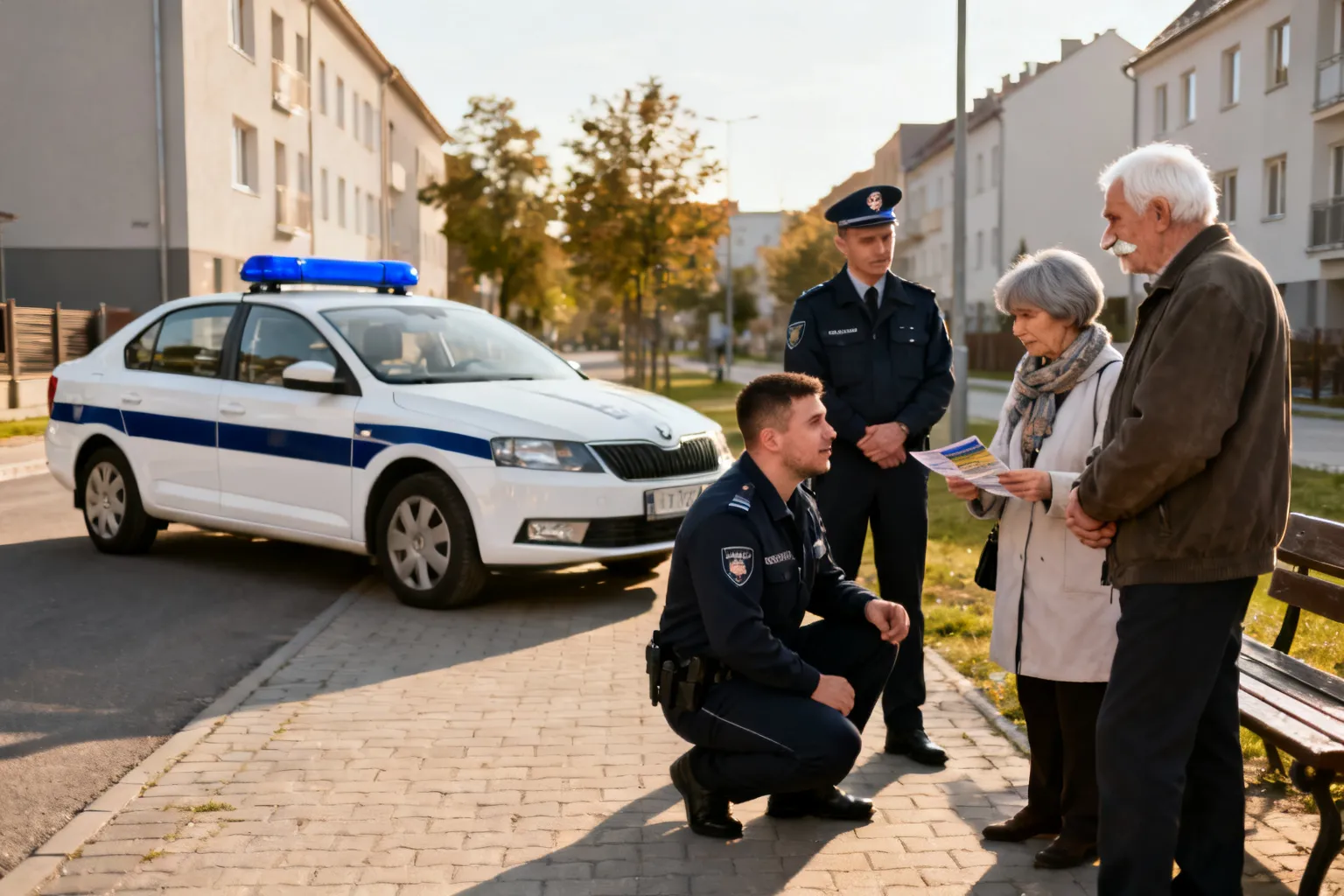 Policjanci spotkali się z seniorami z Suchanina w sprawie oszustw