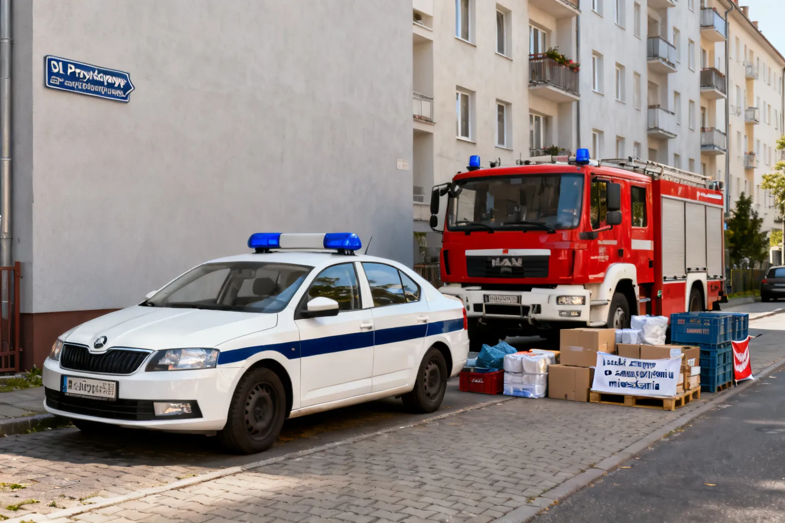 28-latek zatrzymany po zadymieniu mieszkania na ul. Przyokopowej