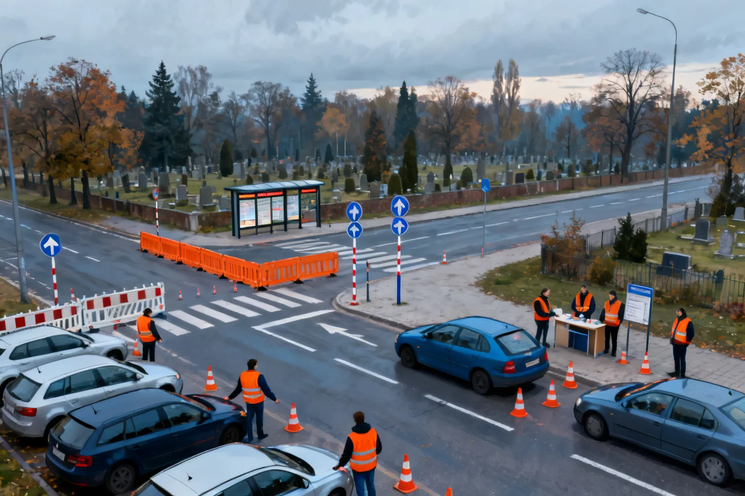 Wszystkich Świętych 2026 Gdańsk — organizacja ruchu, parkingi i komunikacja