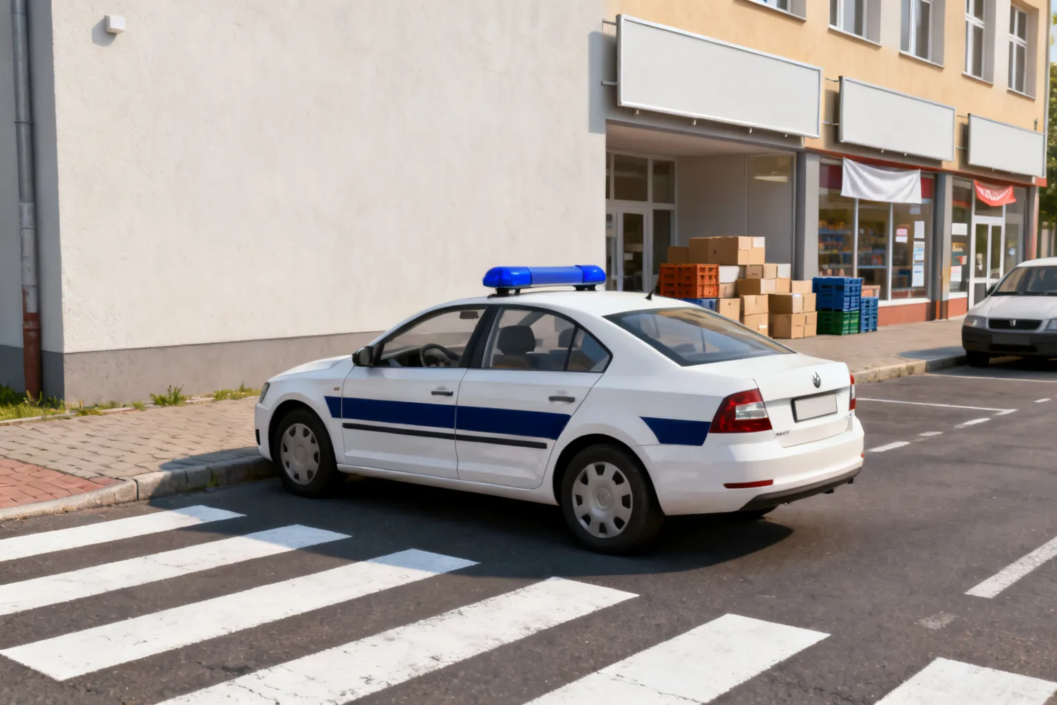 Policjanci uczyli przedszkolaków zasad bezpiecznego przechodzenia przez jezdnię