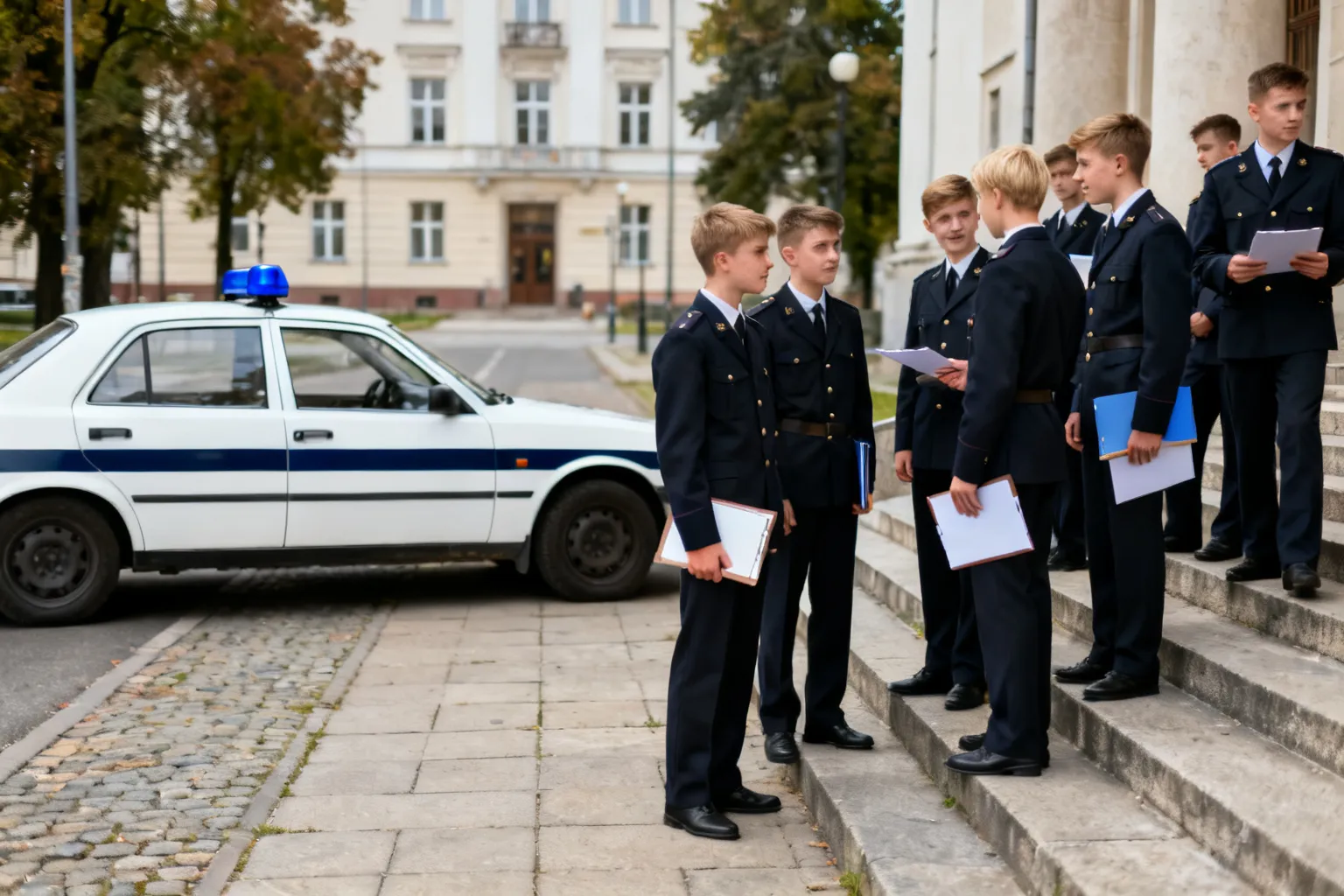 Uczniowie klasy mundurowej odwiedzili sąd w ramach edukacji prawnej