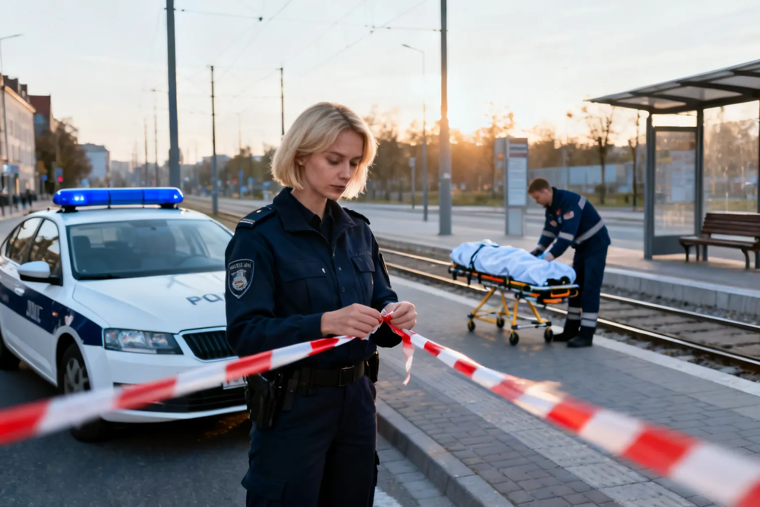 39-latka ugodziła nożem mężczyznę na przystanku w Gdańsku