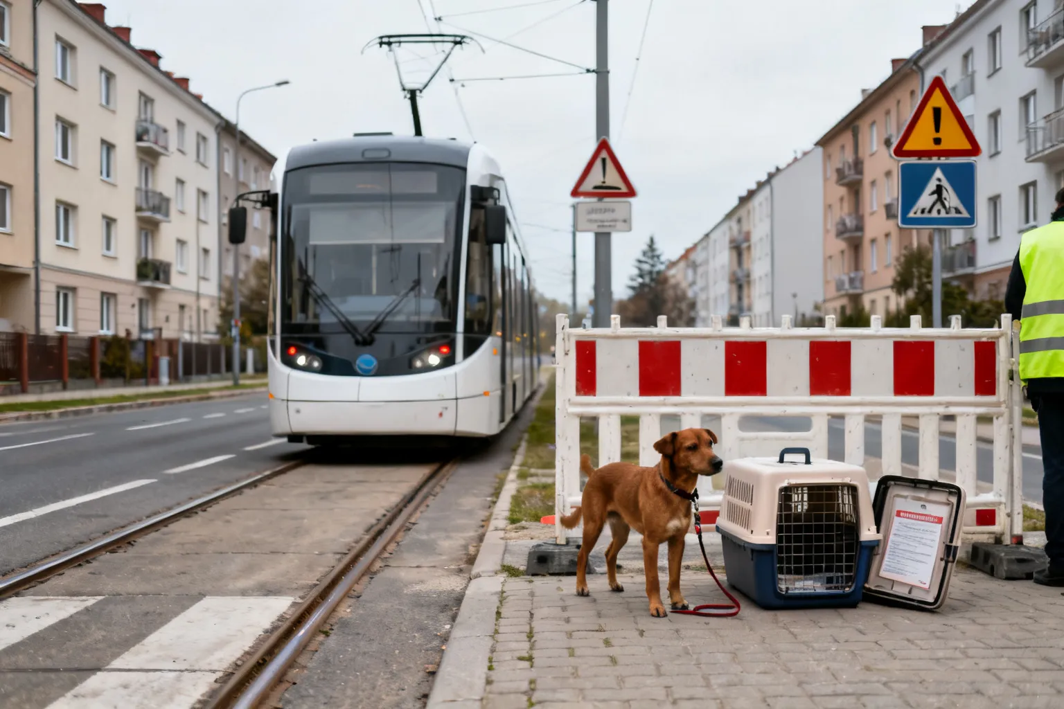 Potrącenie psa przez tramwaj na Ujeścisku. Zmiany tras w Gdańsku