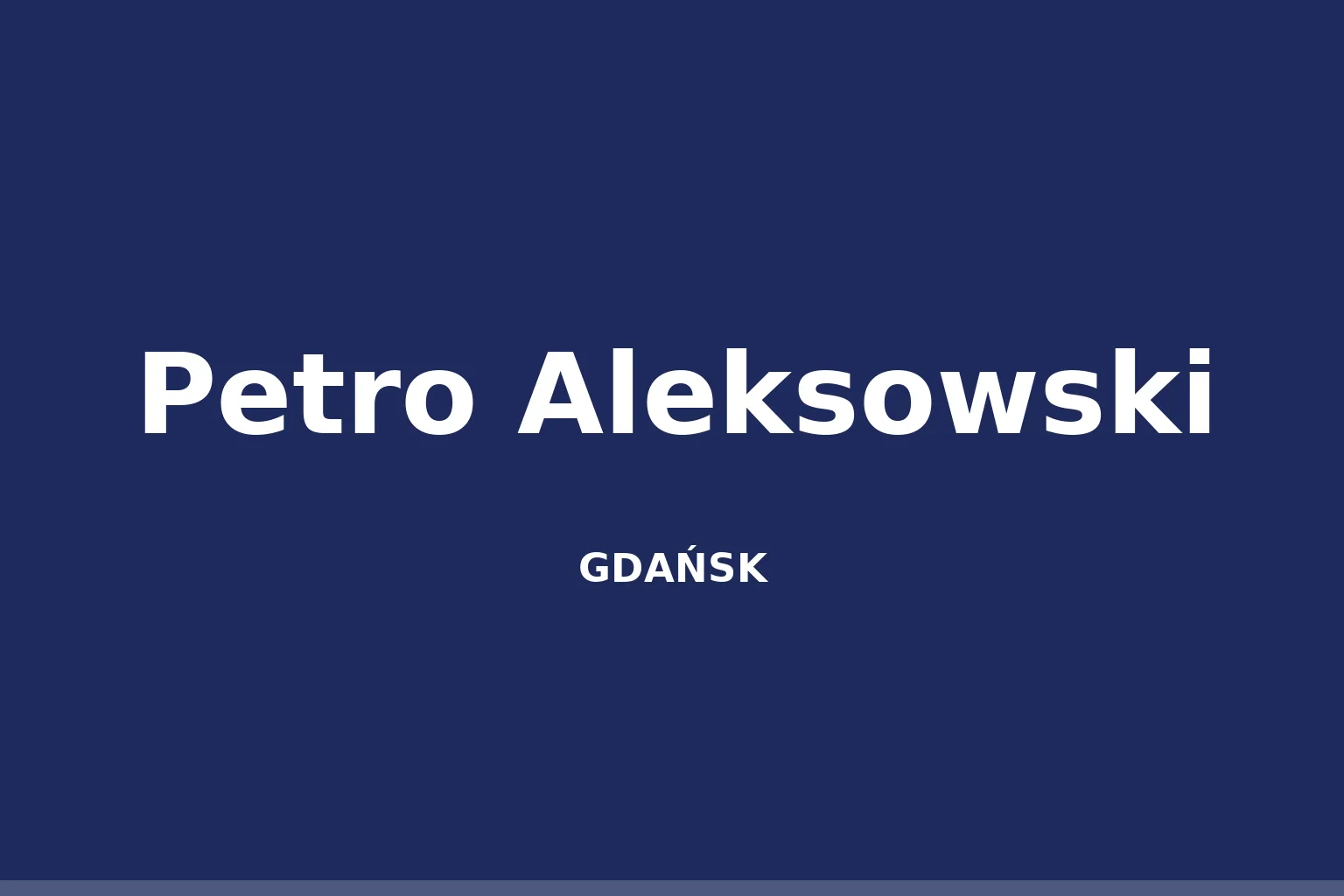 Petro Aleksowski
