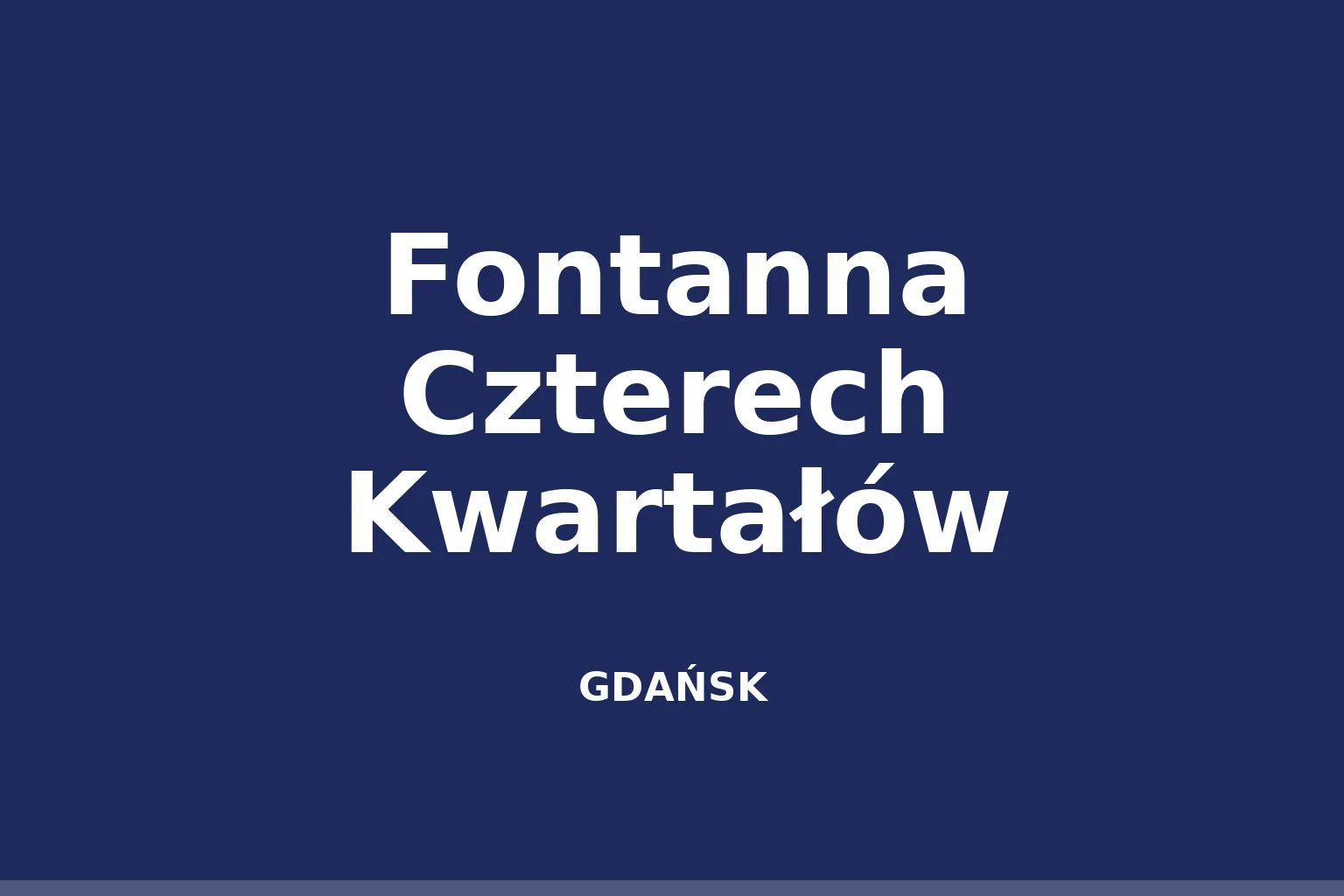 Fontanna Czterech Kwartałów
