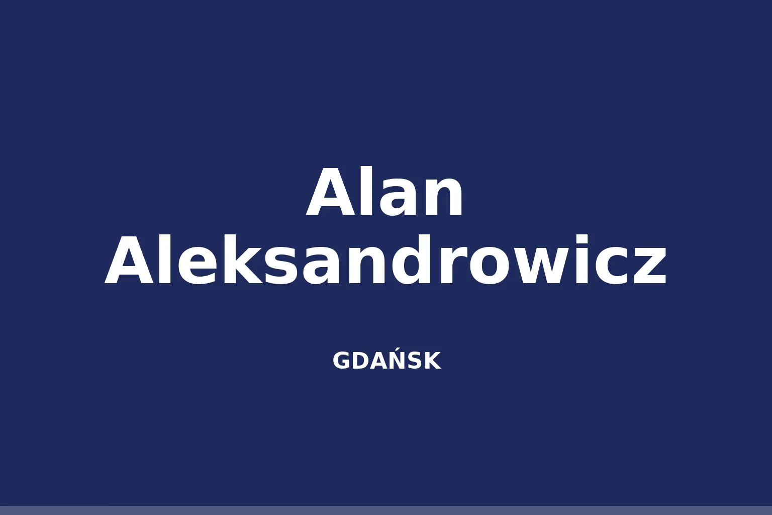 Alan Aleksandrowicz
