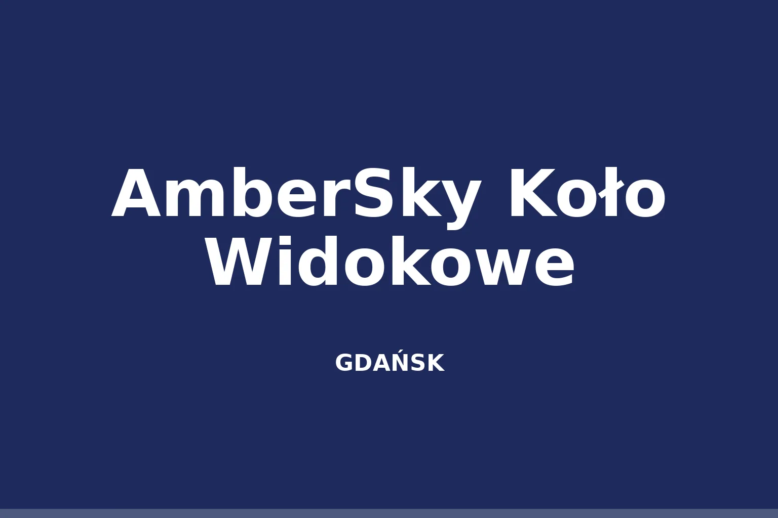 AmberSky Koło Widokowe