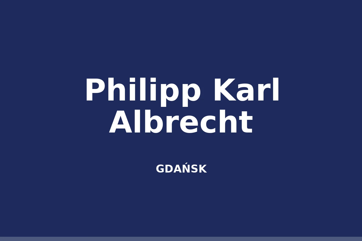 Philipp Karl Albrecht
